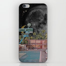 moon motel iPhone Skin