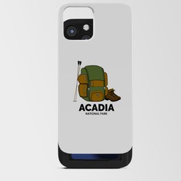 Acadia National Park Backpack iPhone Card Case