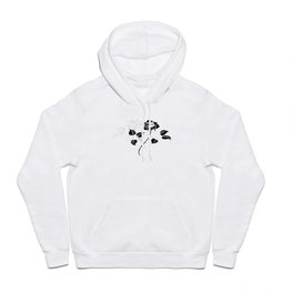 Two Roses Hoody | Bud, Stylization, Drawing, Rose, Elegant, Two, Symbollove, Roses, Flowering, Contour 
