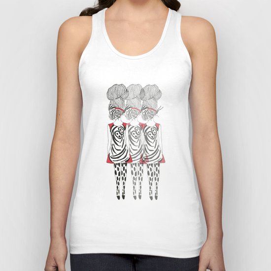 Butterfly Girl Unisex Tank Top