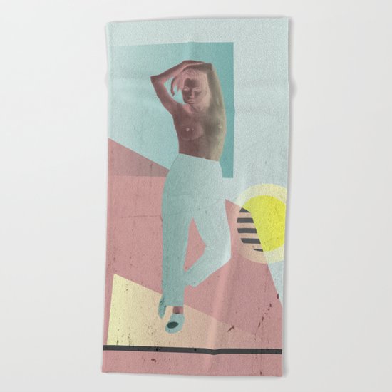 getting ready to party Beach Towel