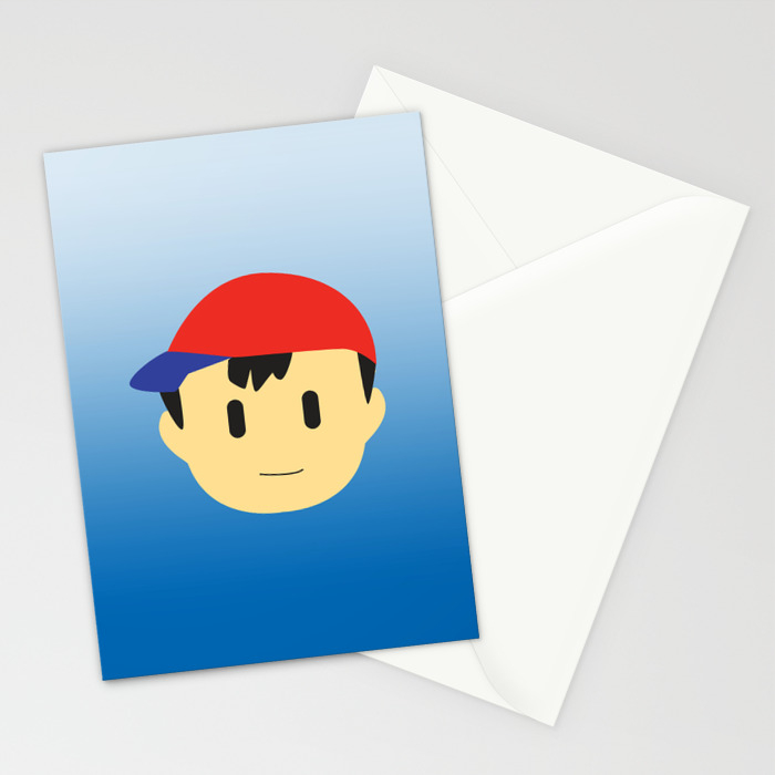 ness earthbound stationery cards by jagraphic society6