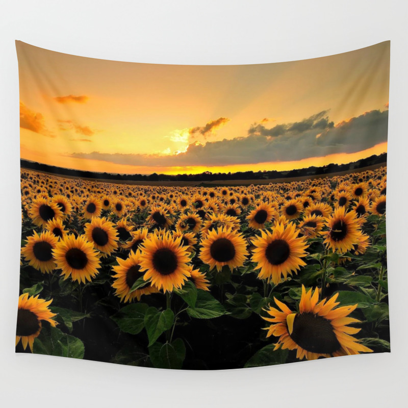 Flower field tapestry new arrivals