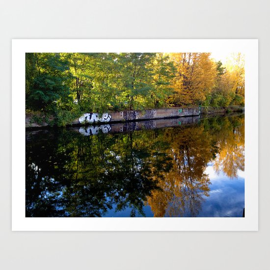 canal art Art Print