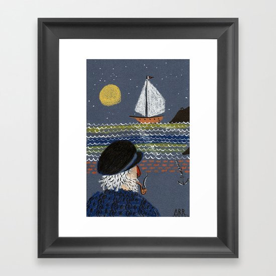 Thurr be pi-raytes... Framed Art Print