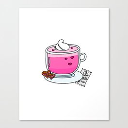 Love Latte  Canvas Print