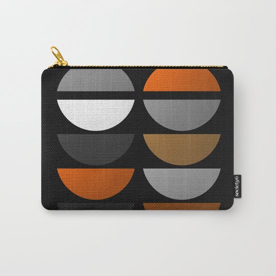 Tin Soldiers- Abstract, metallic textured, geometric, gold, silver, bronze artwork Carry-All Pouch