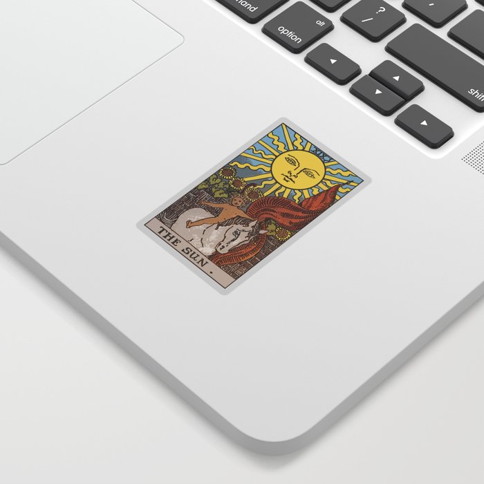 Tarot Card - The Sun Sticker