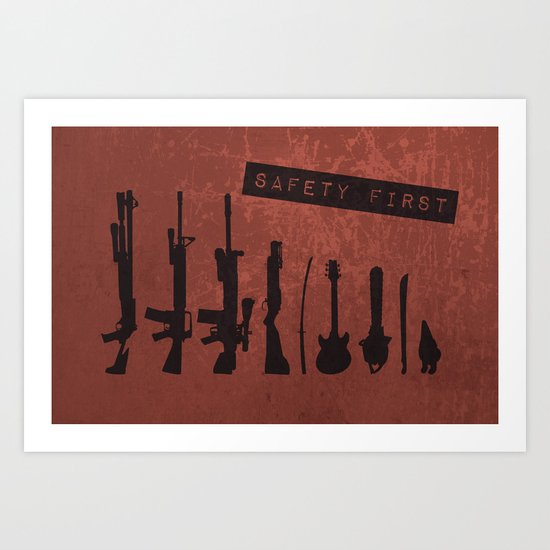 Safety First Art Print