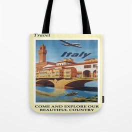 Travel Italy - Vintage Poster Tote Bag
