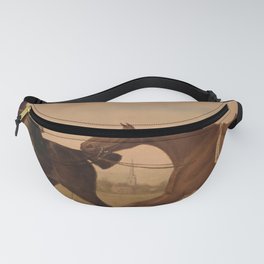 Galloping horse by George Stubbs Fanny Pack