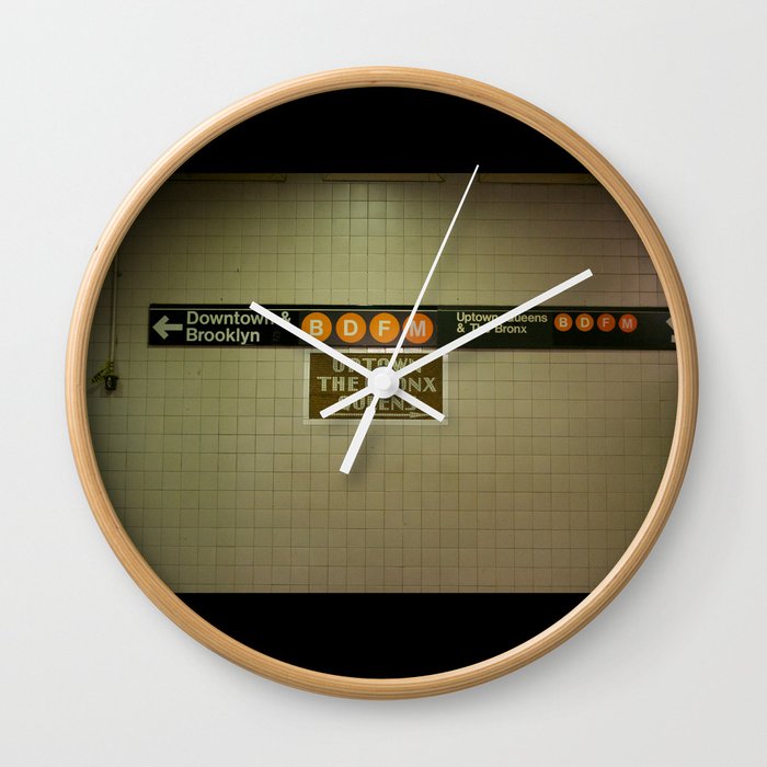 Downtown or Uptown? SOLD! Wall Clock