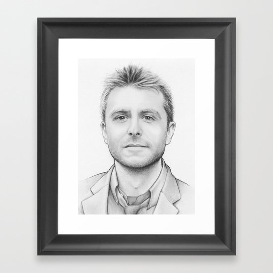 Chris Hardwick Framed Art Print