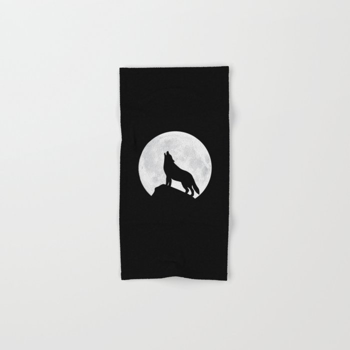 Howling Wolf - Moon Hand & Bath Towel