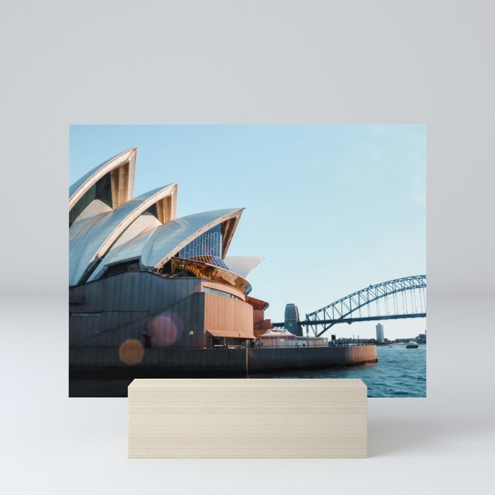 Sydney Opera House & Bridge | Australia Mini Art Print