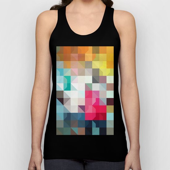 color story - pixelated warfare Unisex Tank Top