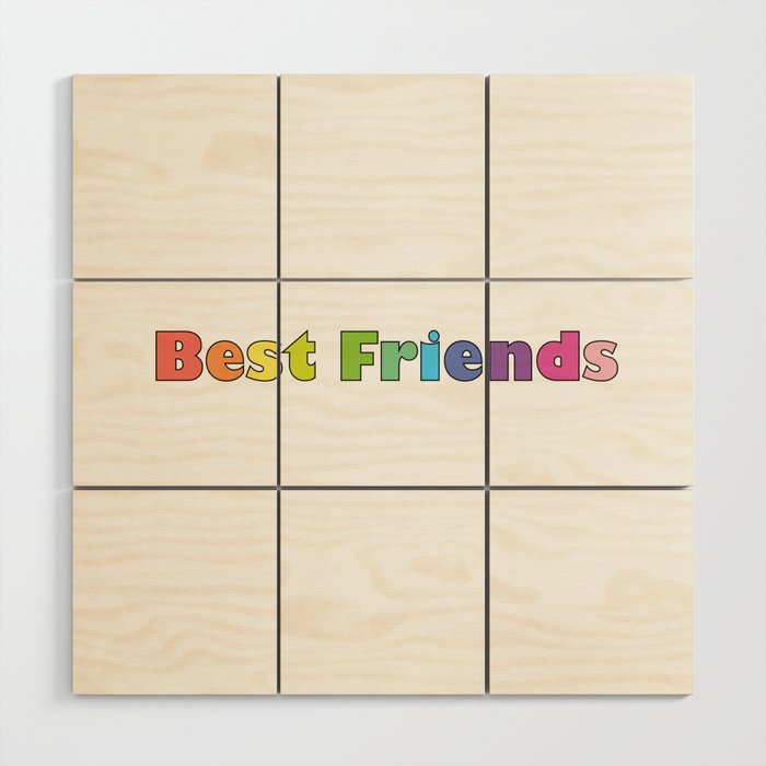 Best Friends Wood Wall Art