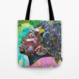 African Child Be Happy Tote Bag