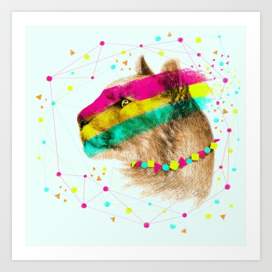 Lioness Art Print