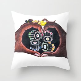 Our Seeds Will Be Millions by Musah Swallah, Frida Larios & Etai Rogers-Fett Throw Pillow