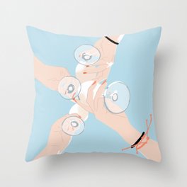 cheers Throw Pillow