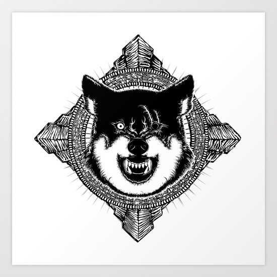 Wolf Art Print