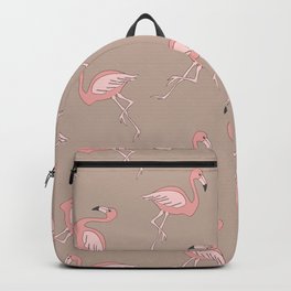 Flamingo Pattern Colored  Backpack