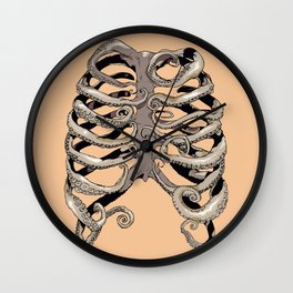 Your Rib is an Octopus Wall Clock