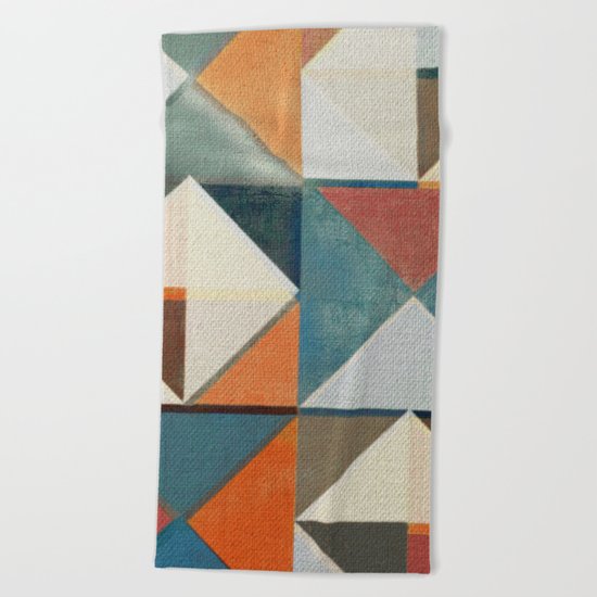 Trigonale 4 Beach Towel