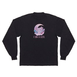 Kawaii Pastel Colors Gothic Cute Goth Axolotl Long Sleeve T-shirt