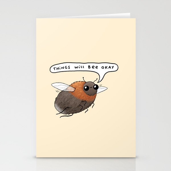 Bee Okay Stationery Cards