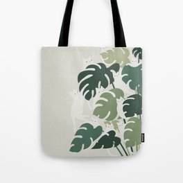 Cat and Plant 47 Tote Bag