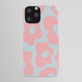Pink and Blue Funky Flowers iPhone Case | Trendy, Vibey, Vibe, Inspo, Blue, Bright, Colorful, Funky, Vibes, Fun 