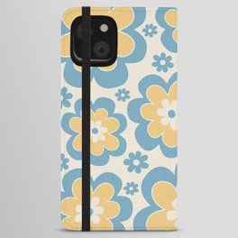 Colorful Retro Flower Pattern 598 iPhone Wallet Case