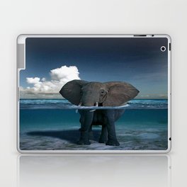 elephant in the sea Laptop & iPad Skin
