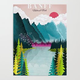 Banff National park Poster