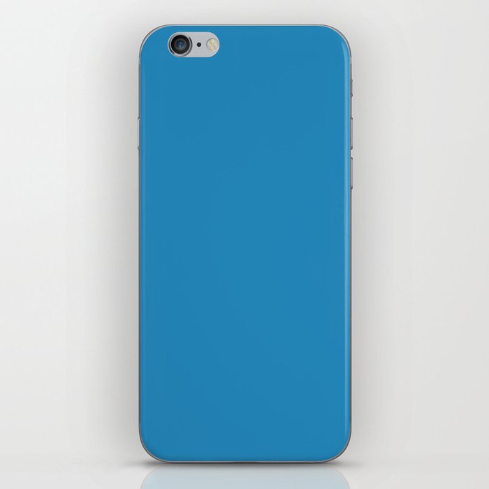 Christmas Blue iPhone Skin