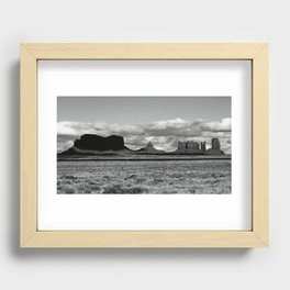Monument Valley Recessed Framed Print