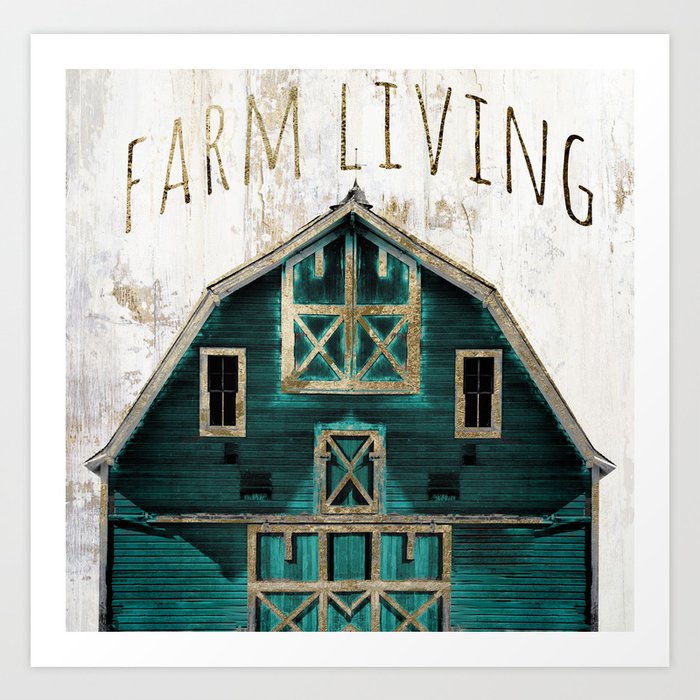 Farm Living Art Print