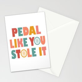 Pedal Like You Style It - Funny Cycling Stationery Card