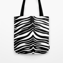 Black and white zebra Tote Bag