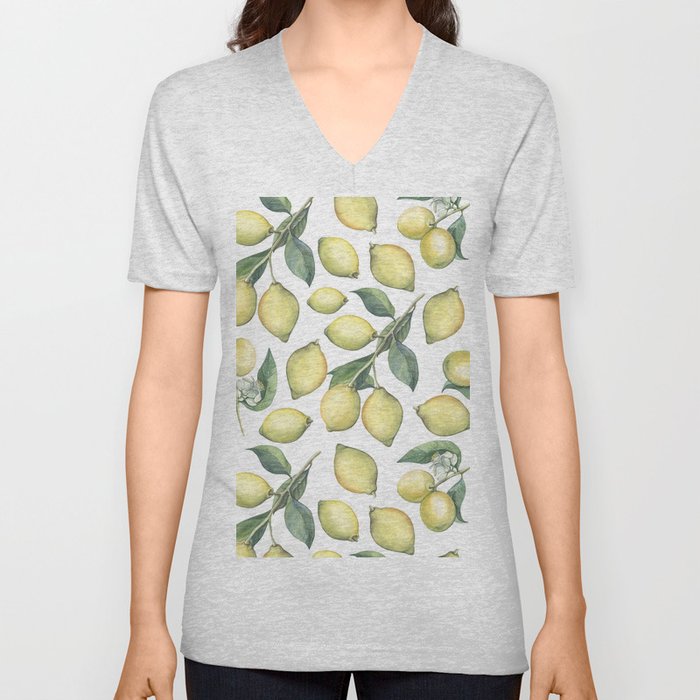 Lemon Fresh V Neck T Shirt