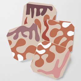 After Matisse in earthy tones Coaster