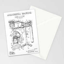 Vintage Anesthesia Gas Machine Stationery Cards