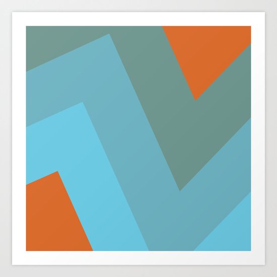 Between the lines Art Print