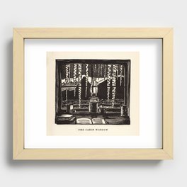 "The Cabin Window" by Rockwell Kent (1918) Recessed Framed Print