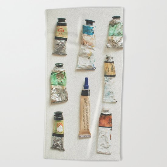 Oils Beach Towel