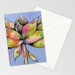 Lotus Florescent Stationery Card