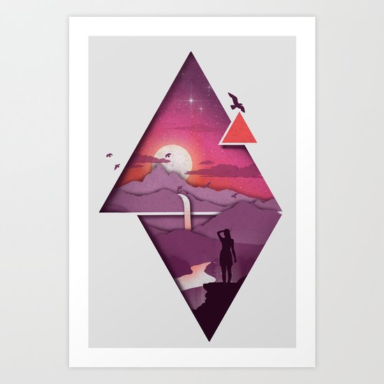 Landforms Art Print