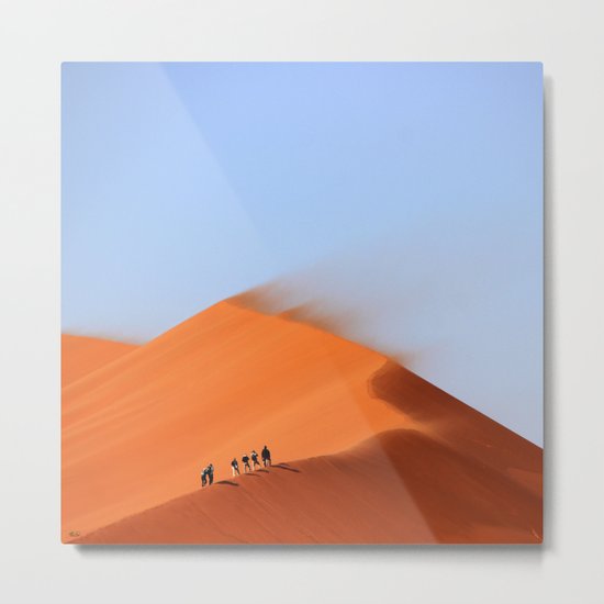 Never Stop Exploring Metal Print